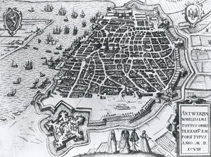 Antwerpenin kartta, 1598